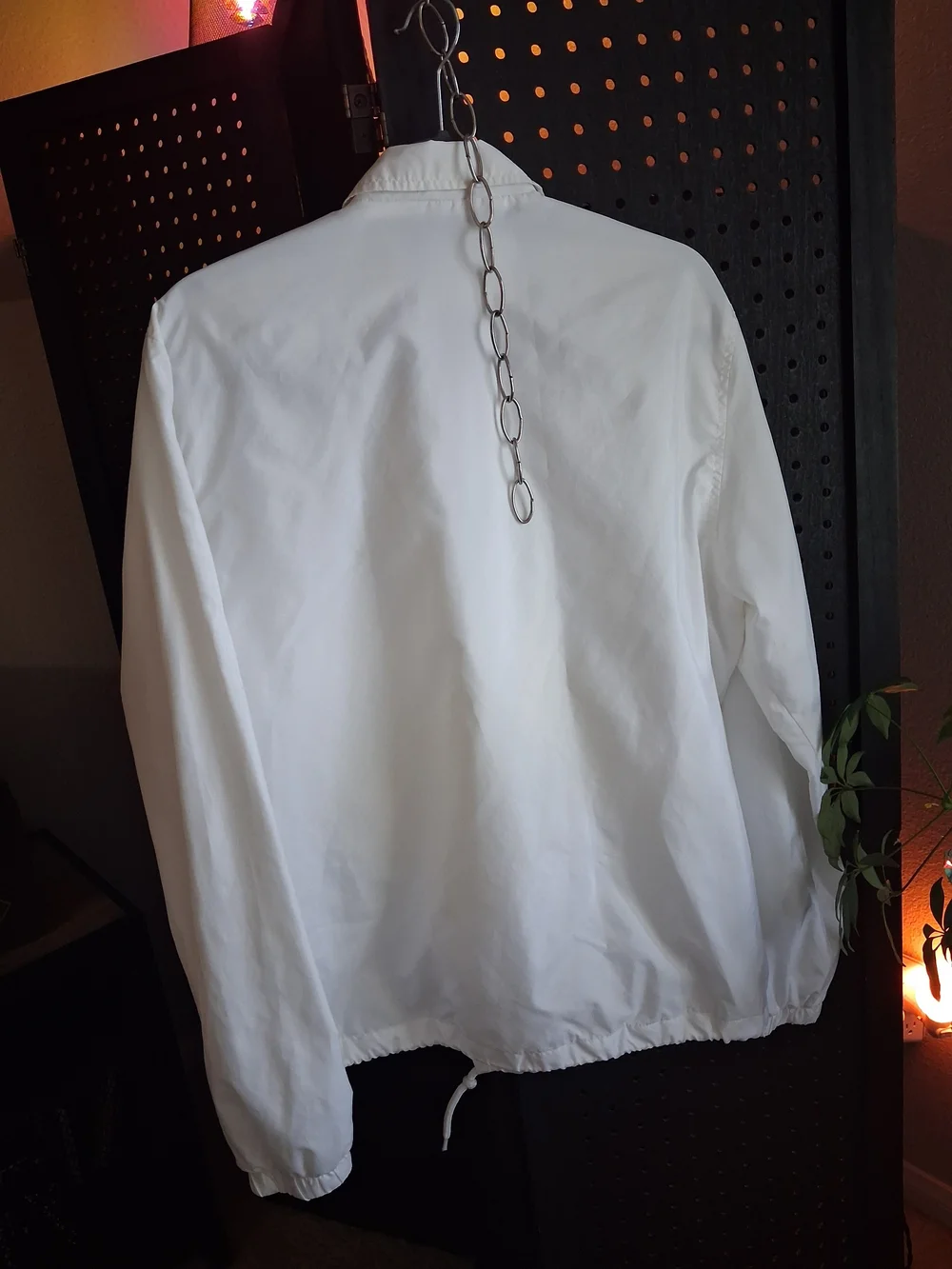 Forever 21 Men -  Lightweight Coaches  Jacket. White